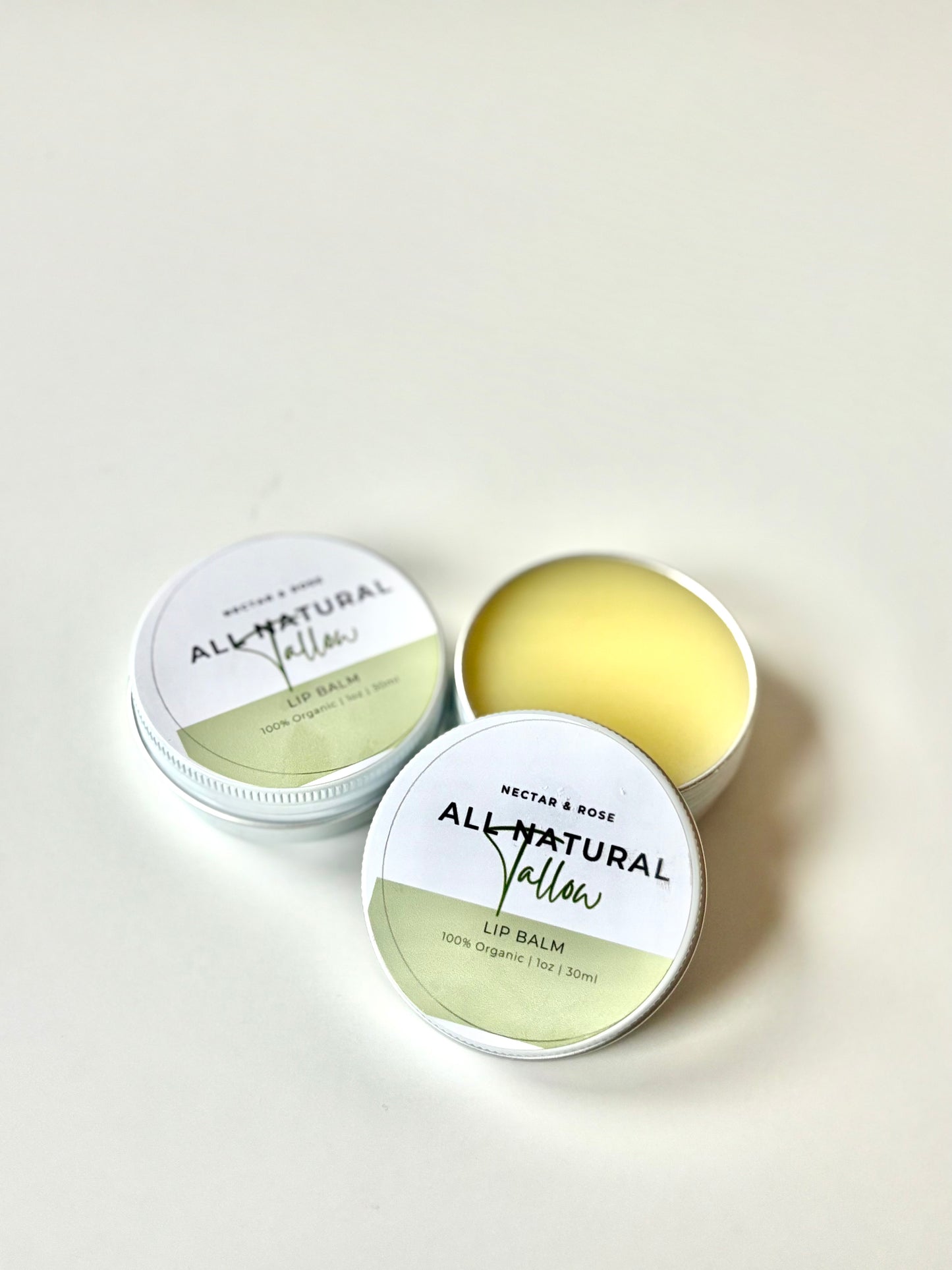 All Natural Tallow Lip Balm